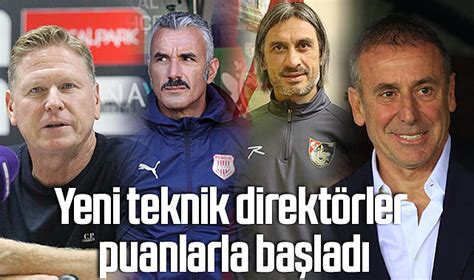 Süper Lig'de Yeni Nesil Teknik Direktörler